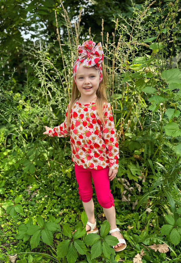 Strawberry Blossom Handmade Clothing -  Made to Order