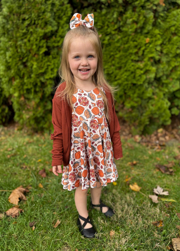 Gobble Gobble Hair Bow - Made to Order