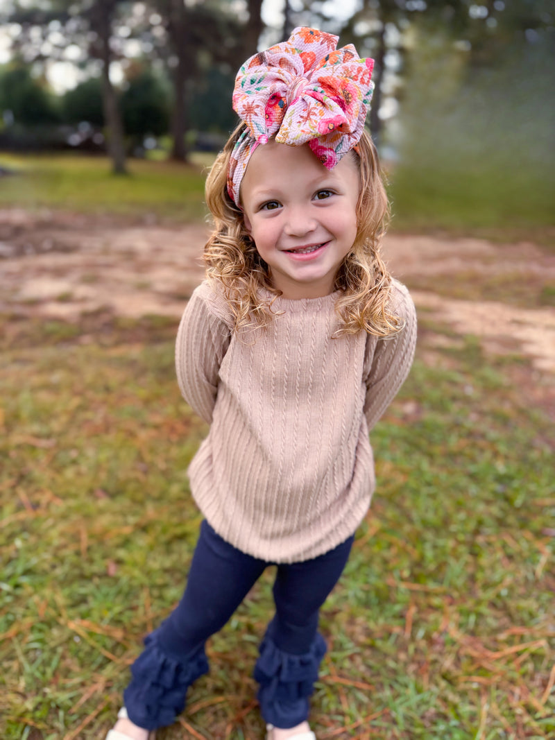 Taupe - Cable Slouchy