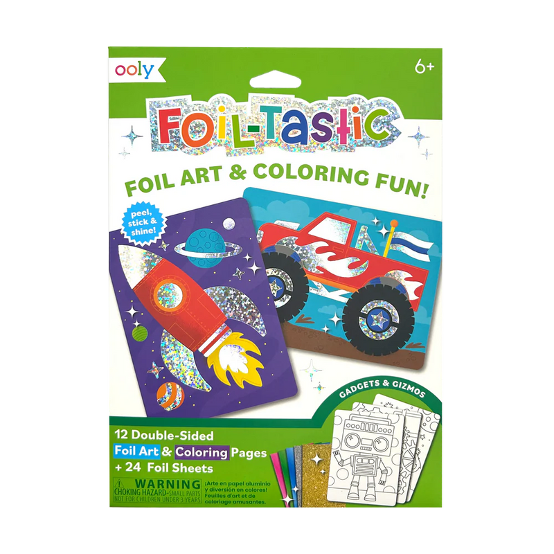 OOLY - Foil-tastic Foil Art & Coloring Set - Gadgets & Gizmos