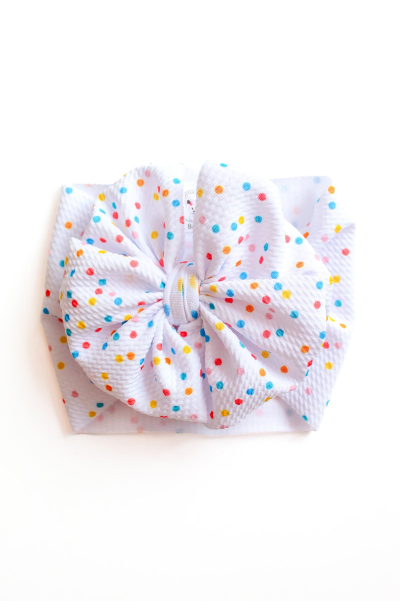 Confetti - Double Loop Bow - Made to Order