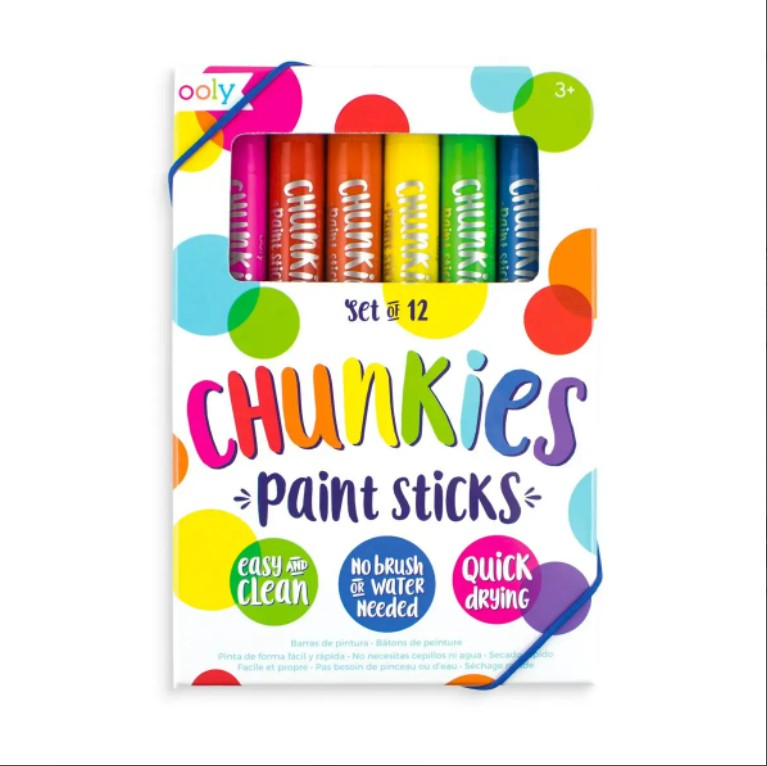 OOLY - Chunkies Paint Sticks Original Pack - Set of 12