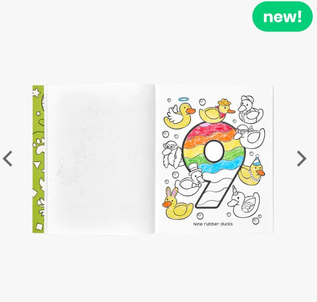 OOLY - 123: Shapes + Numbers Toddler Coloring Book