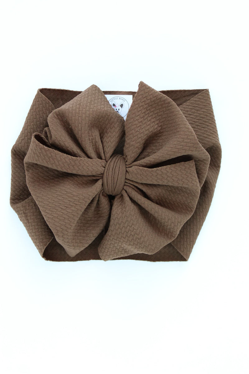 Cocoa - Double Loop Bow - Made to Order