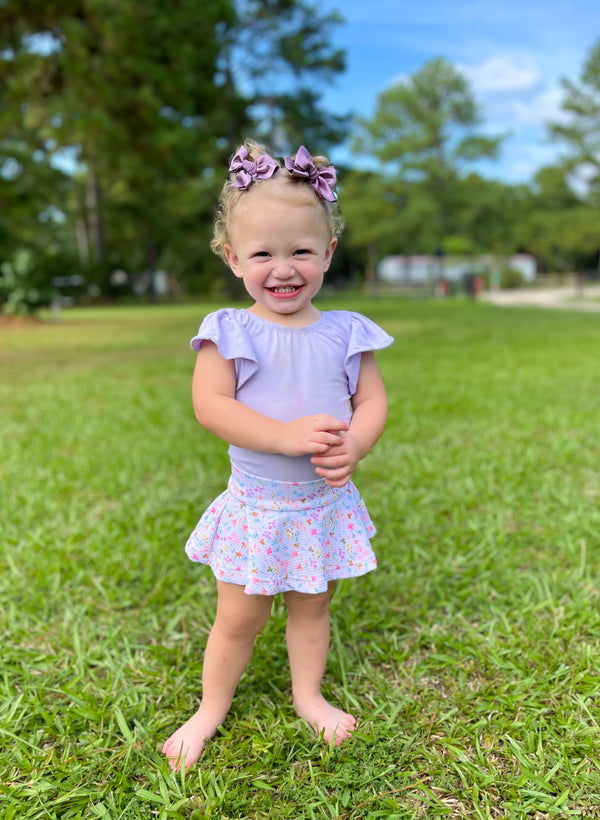 Lavender - SATIN Hair Bow  - Made to Order