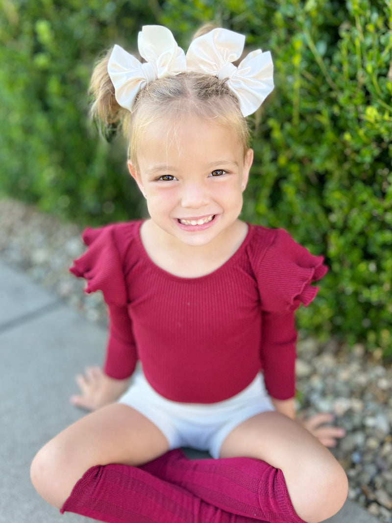 Ivory SATIN Hair Bow Made To Order Little Roo s MN LLC ivory-satin-hair-bow-made-to-order-little-roo-s-mn-llc