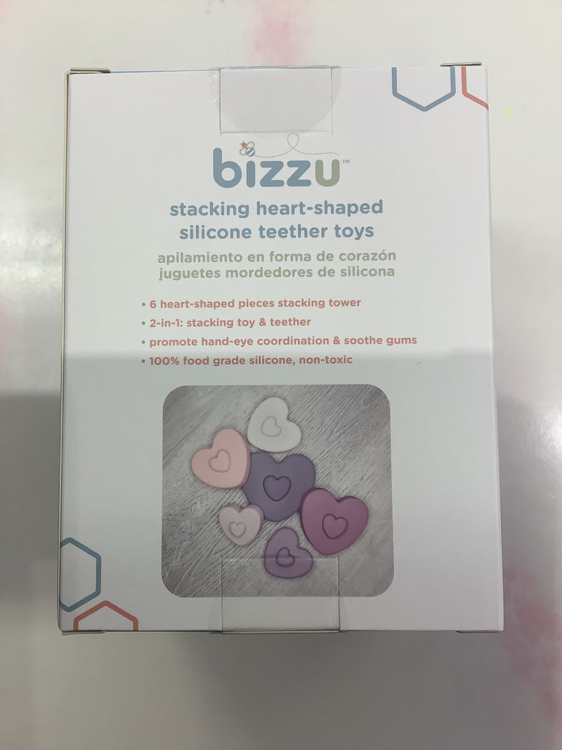 Silicone Stacking & Teething Hearts