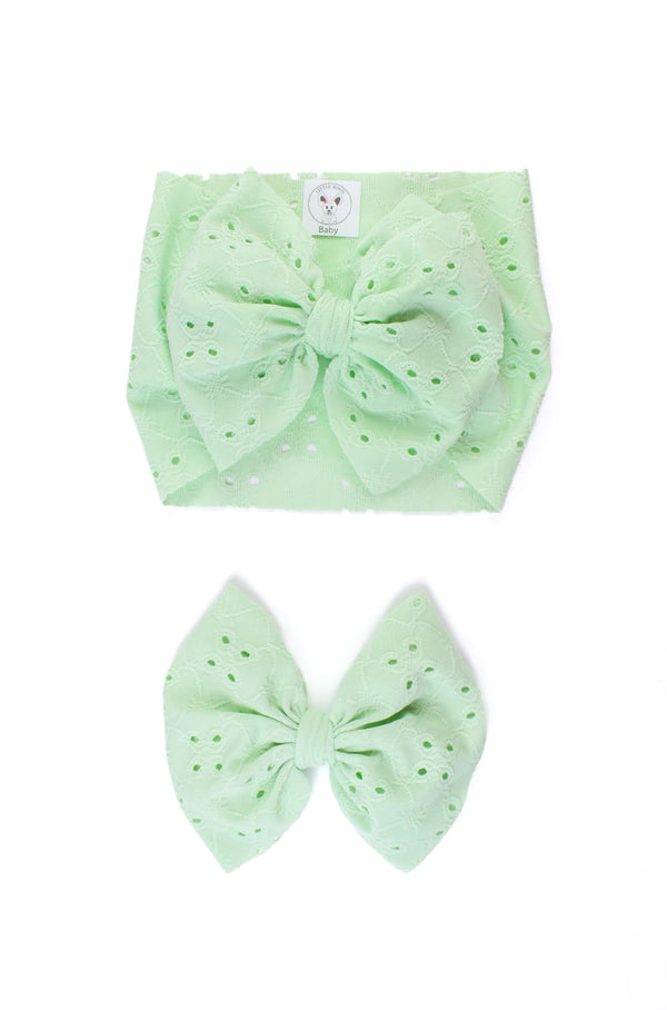 Mint - Eyelet - Made to Order