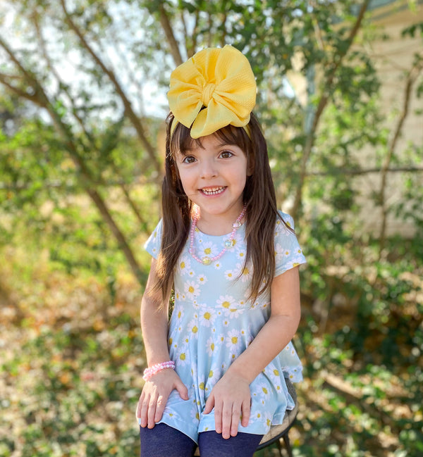 Daffodil - Double Loop Bow - Made to Order