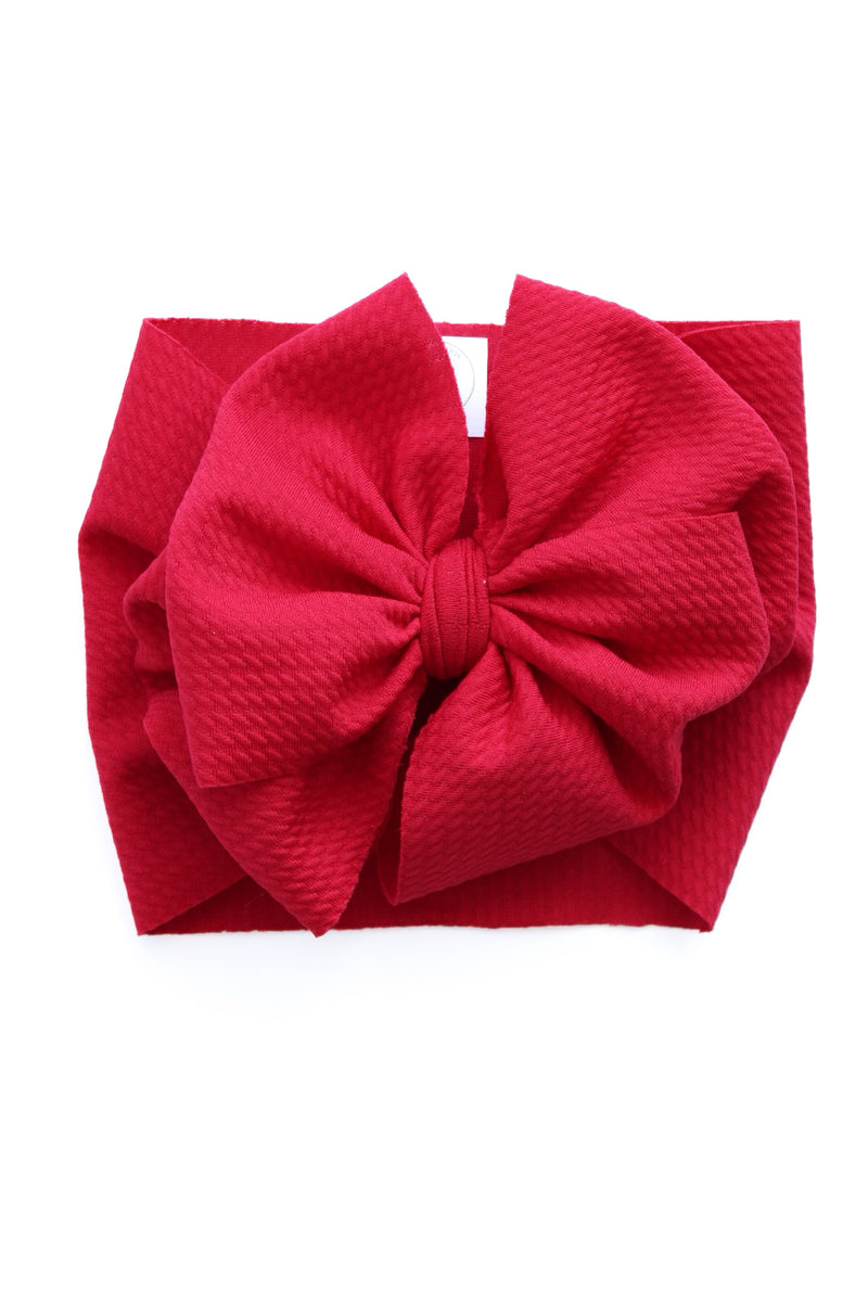 Rojo - Double Loop Bow - Made to Order