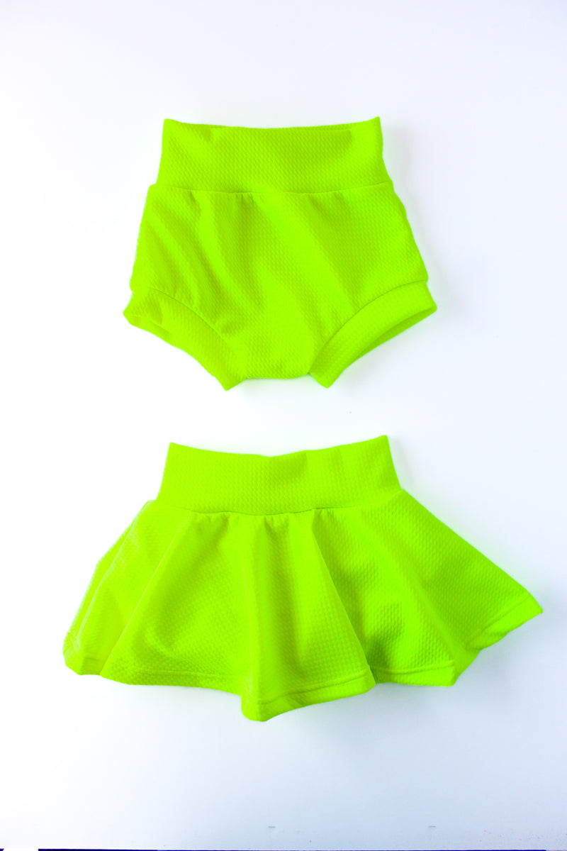 Neon Yellow Bummies - Made to Order
